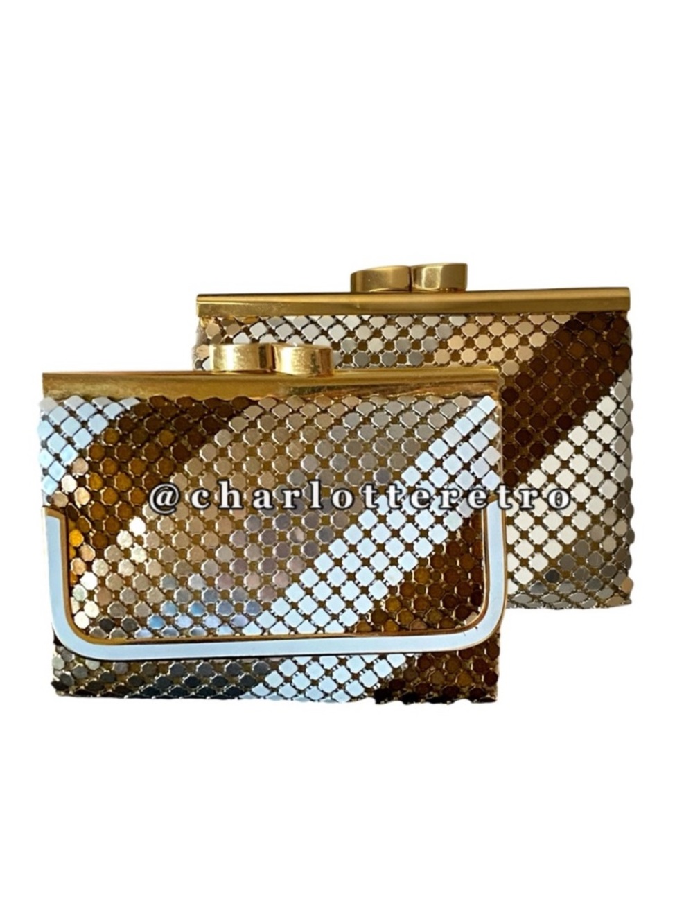 vtg ELKA Mesh Trifold Wallet